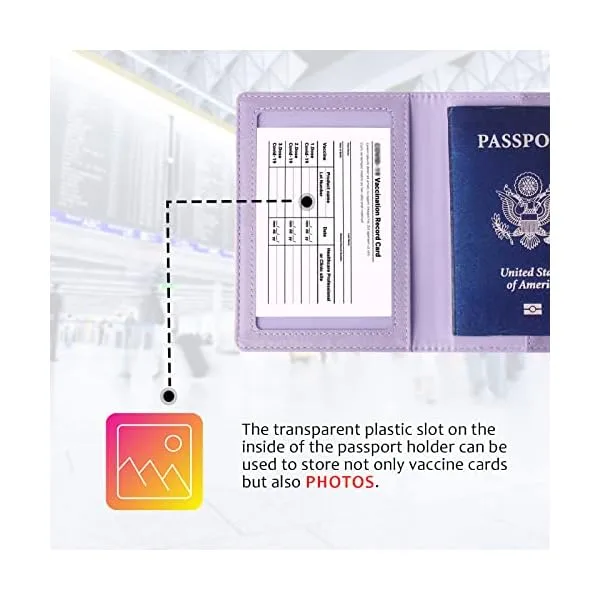 51g6WSGSoxL. SS600  - TIGARI Passport Holder Women Men, Travel Essentials Passport Wallet, Travel Must Haves Passport and Vaccine Card Holder Combo, PU Leather Passport Cover Protector Travel Accessories