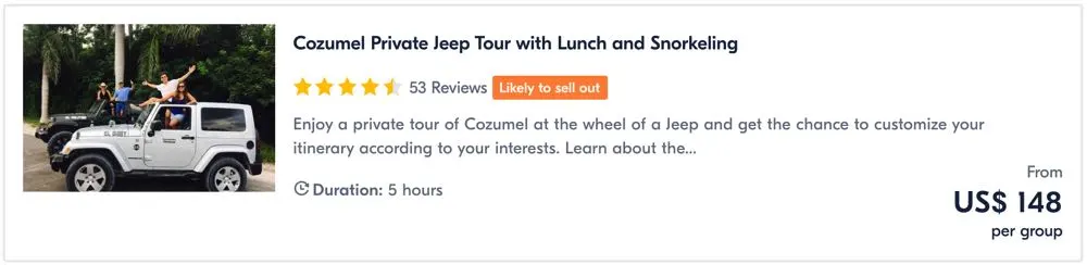 private jeep tour in cozumel - 21 Things To Do in Cozumel: Mexico&rsquo;s Top Island