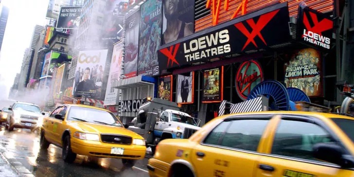 Loews Cineplex Times Square 728x365 - New York City on a Budget it Can be Done